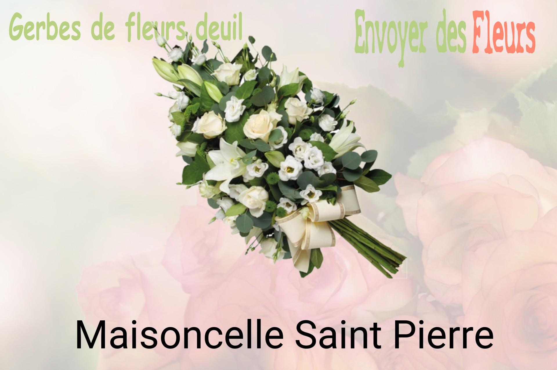 Gerbe de fleurs de deuil livrée à Maisoncelle-Saint-Pierre